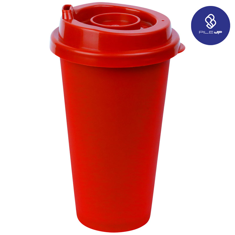 60200, VASO CAFETERO PILE UP. Vaso de plástico reutilizable apilable Pile Up. Capacidad 475 ml/16 oz. BPA Free. VENTA POR CAJA. CONSULTA EXISTENCIAS CON TU EJECUTIVO DE VENTAS.