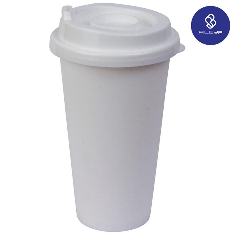 60200, VASO CAFETERO PILE UP. Vaso de plástico reutilizable apilable Pile Up. Capacidad 475 ml/16 oz. BPA Free. VENTA POR CAJA. CONSULTA EXISTENCIAS CON TU EJECUTIVO DE VENTAS.