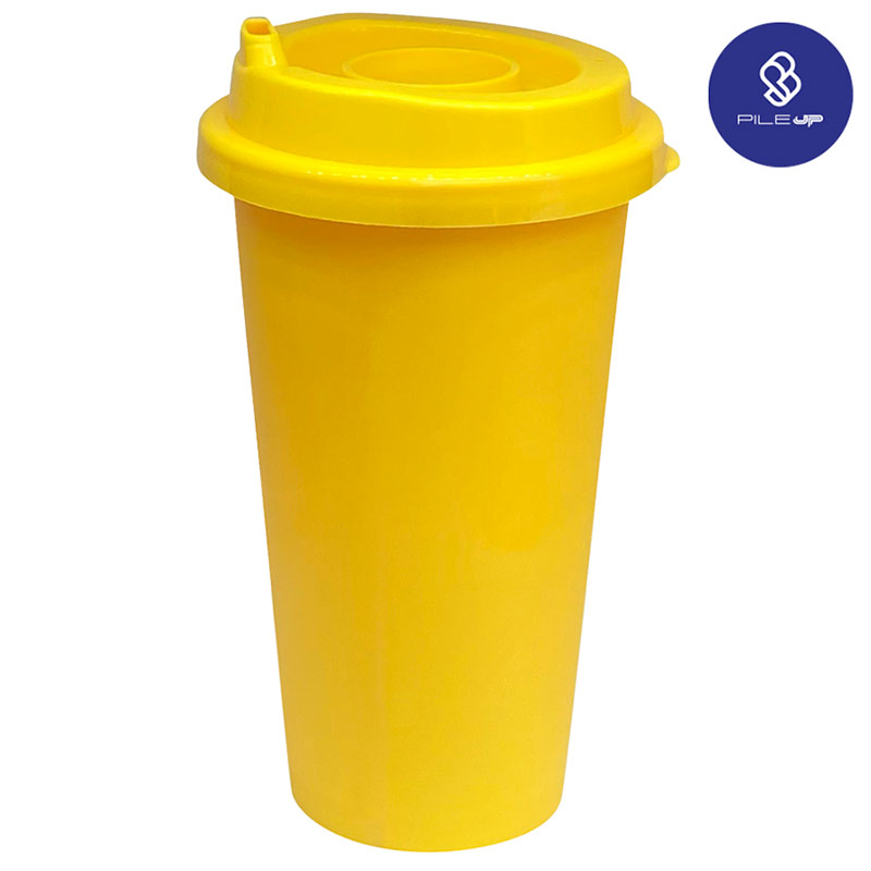 60200, VASO CAFETERO PILE UP. Vaso de plástico reutilizable apilable Pile Up. Capacidad 475 ml/16 oz. BPA Free. VENTA POR CAJA. CONSULTA EXISTENCIAS CON TU EJECUTIVO DE VENTAS.