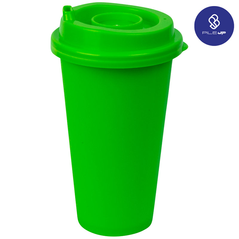 60200, VASO CAFETERO PILE UP. Vaso de plástico reutilizable apilable Pile Up. Capacidad 475 ml/16 oz. BPA Free. VENTA POR CAJA. CONSULTA EXISTENCIAS CON TU EJECUTIVO DE VENTAS.