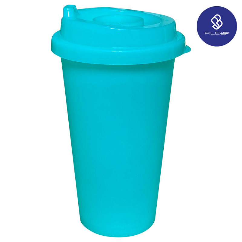 60200, VASO CAFETERO PILE UP. Vaso de plástico reutilizable apilable Pile Up. Capacidad 475 ml/16 oz. BPA Free. VENTA POR CAJA. CONSULTA EXISTENCIAS CON TU EJECUTIVO DE VENTAS.