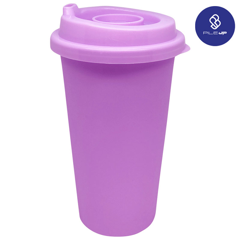 60200, VASO CAFETERO PILE UP. Vaso de plástico reutilizable apilable Pile Up. Capacidad 475 ml/16 oz. BPA Free. VENTA POR CAJA. CONSULTA EXISTENCIAS CON TU EJECUTIVO DE VENTAS.