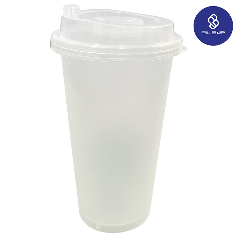 60200, VASO CAFETERO PILE UP. Vaso de plástico reutilizable apilable Pile Up. Capacidad 475 ml/16 oz. BPA Free. VENTA POR CAJA. CONSULTA EXISTENCIAS CON TU EJECUTIVO DE VENTAS.