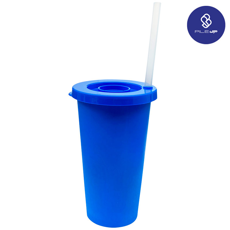 60210, VASO ICE PILE UP . Vaso de plástico reutilizable apilable con popote, ideal para bebidas frías Pile Up. Capacidad 475 ml/16 oz. BPA Free. VENTA POR CAJA. CONSULTA EXISTENCIAS CON TU EJECUTIVO DE VENTAS.