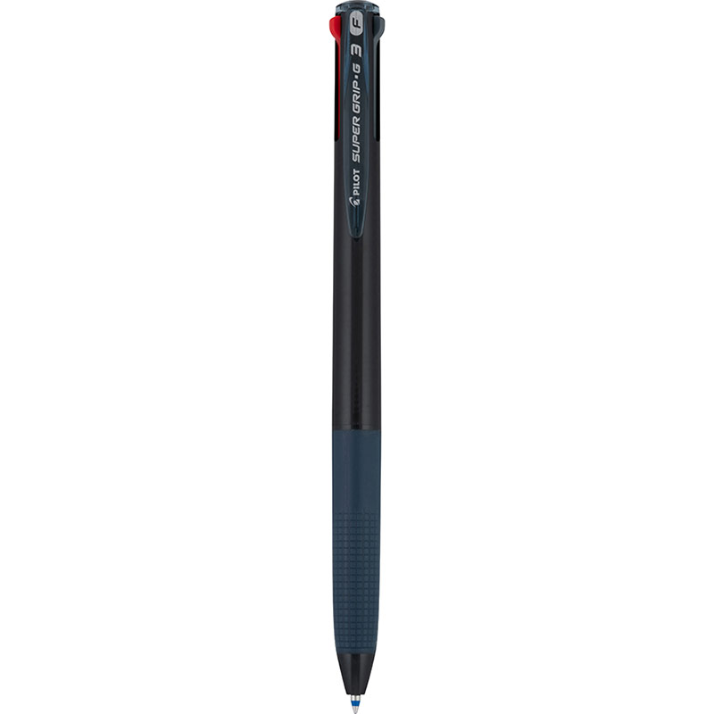 BOL2003, PILOT SUPER GRIP G3. Bolígrafo de plástico retrátil Multi Tinta Super Grip G3. Tinta negra, azul y roja. CONSULTA EXISTENCIAS CON TU EJECUTIVO DE VENTAS.